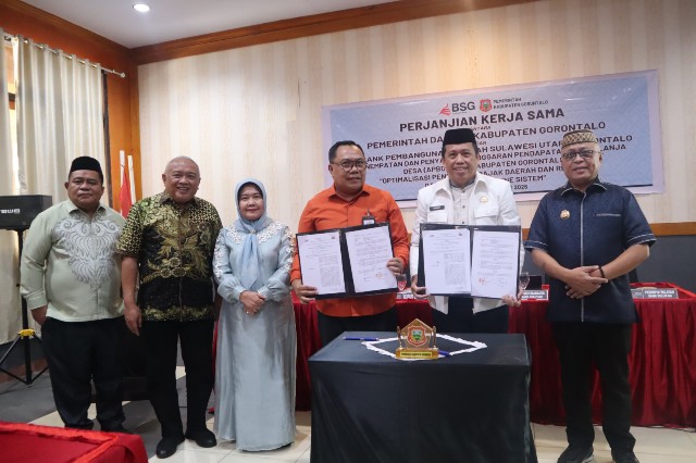 Digitalisasi APBDes, Pemkab Gorontalo Gandeng Bank SulutGo demi Transparansi Keuangan Desa