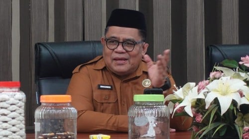 Sekda Sugondo Makmur Pimpin Rapat Kerja Sama Layanan Hemodialisa di RSUD MM Dunda Limboto